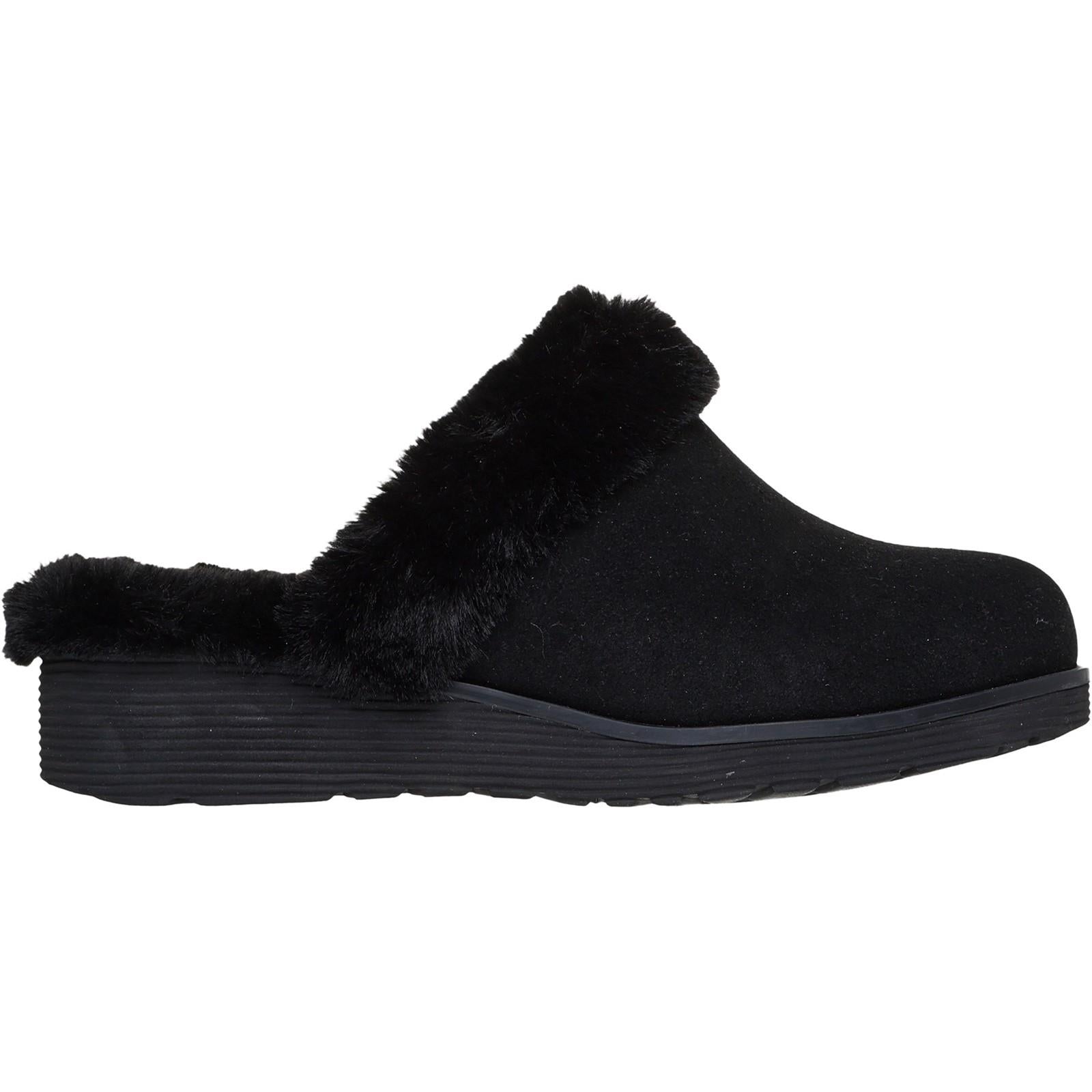 Women's Wide Fit Skechers 167631 Keepsakes Wedge Time To Cruise Slippers