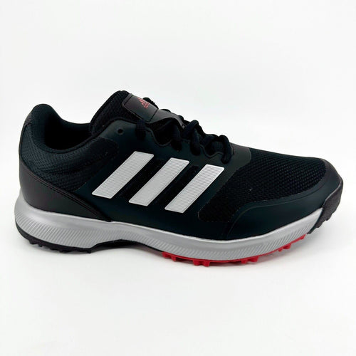 Adidas Tech Response SL Black Silver Red Mens Spikeless Golf Shoes EG5313