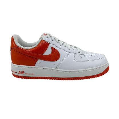Nike Air Force 1 '07 White Team Orange Mens Athletic Sneaker