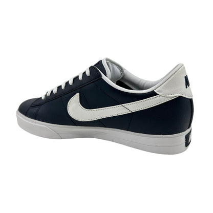 Nike Sweet Classic Leather Dark Obsidian White Grey Mens Athletic Sneaker
