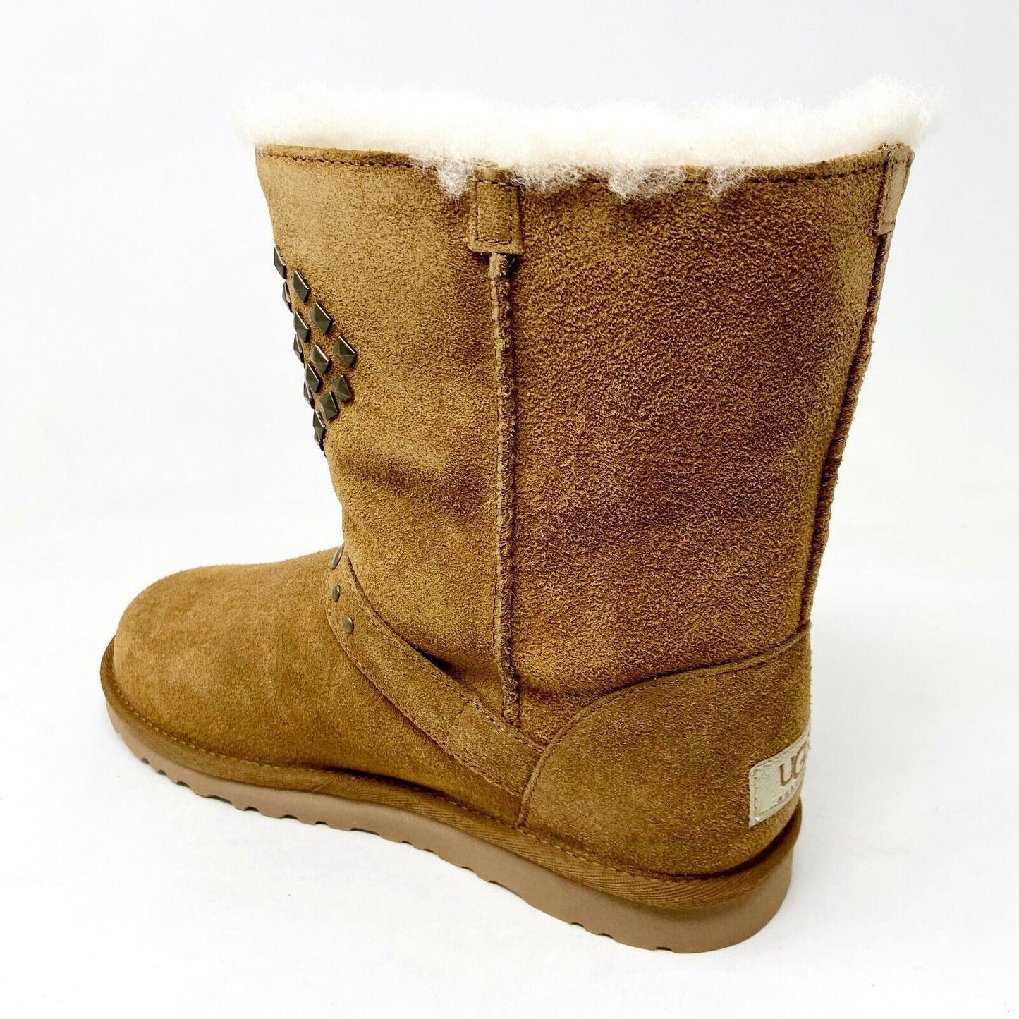 UGG Adrianna Chestnut Brown Kids Girls Winter Shearling Boots 1003196K