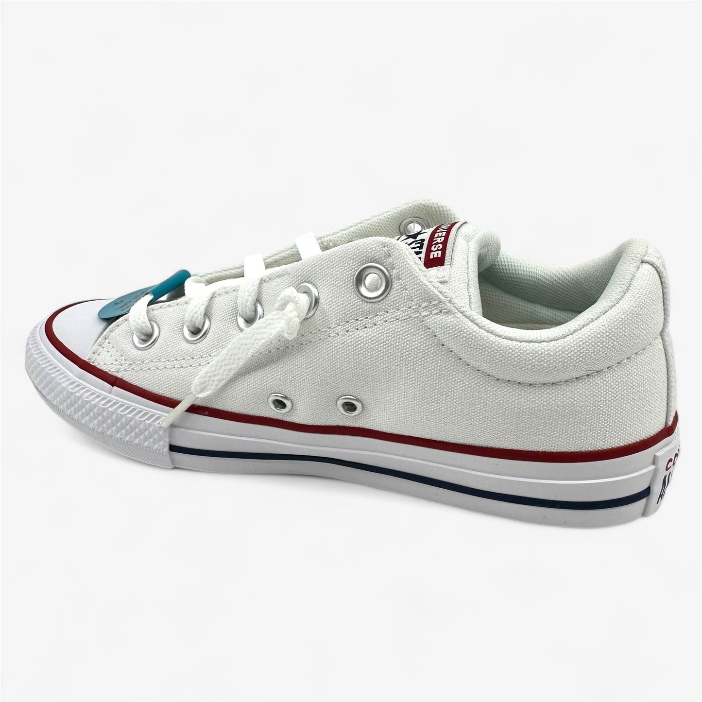 Converse CTAS Street Slip White Garnet Navy Kids Size 3.5 Athletic Sneaker