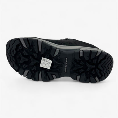 Skechers Trego Trail Destiny Black Charcoal Womens Wide Athletic Sneaker