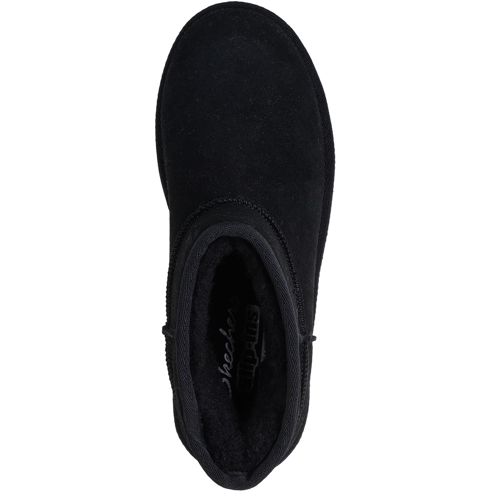 Women's Wide Fit Skechers 169143 Slip-ins Keep Cozy Boots