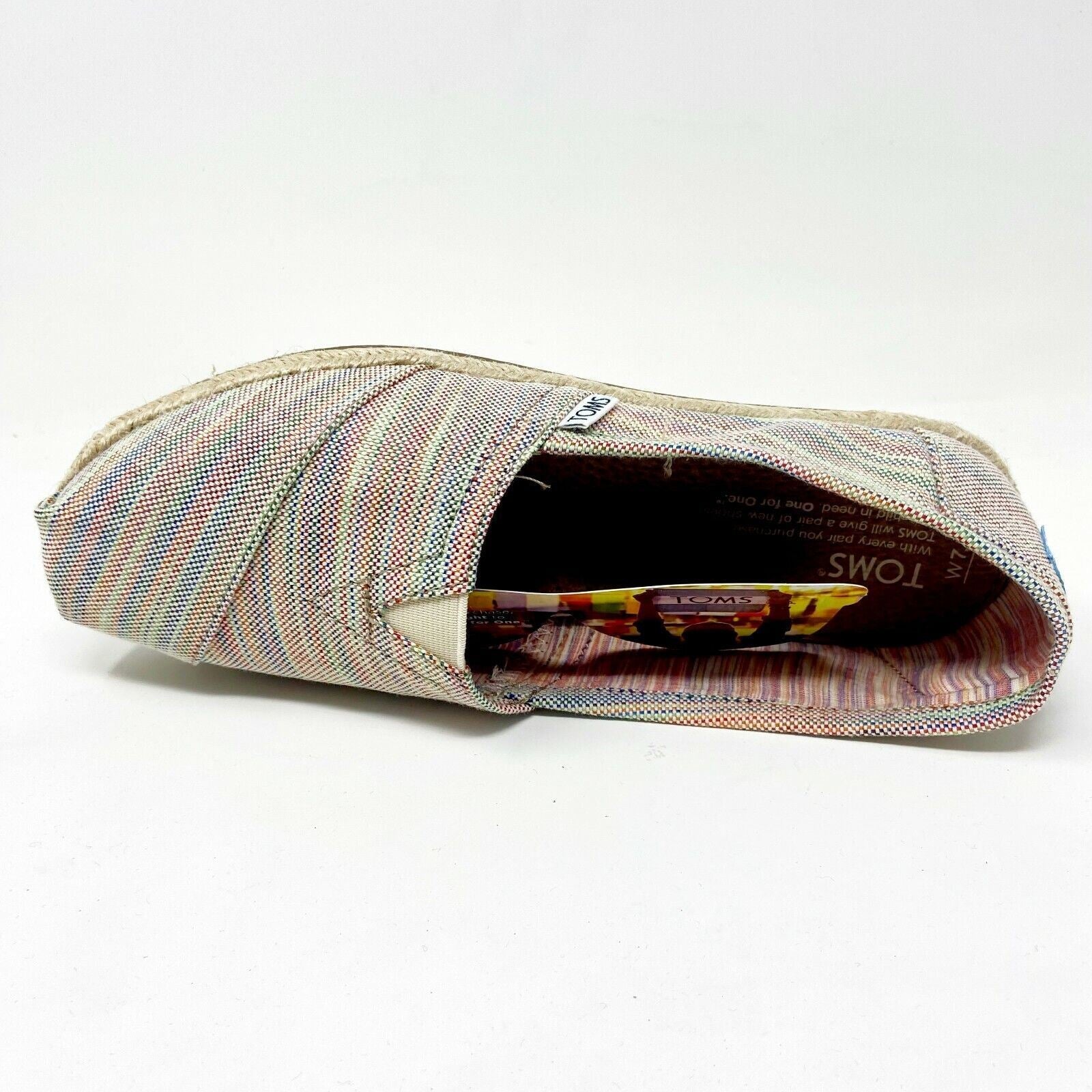 Toms Classics Baxter Womens Slip On Casual Canvas Flat Shoes