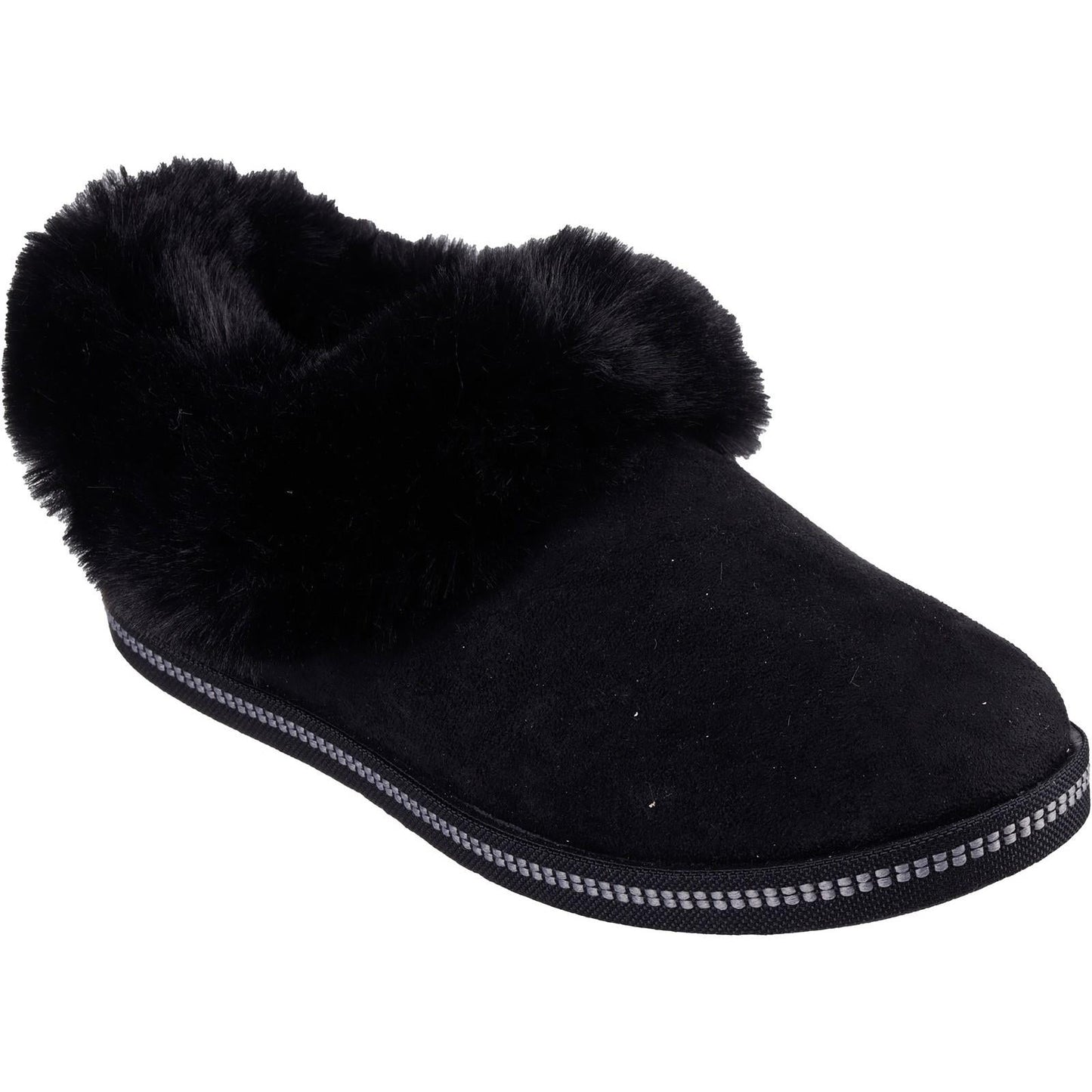 Women's Wide Fit Skechers 169012 Cozy Campfire Winter Nights Slippers