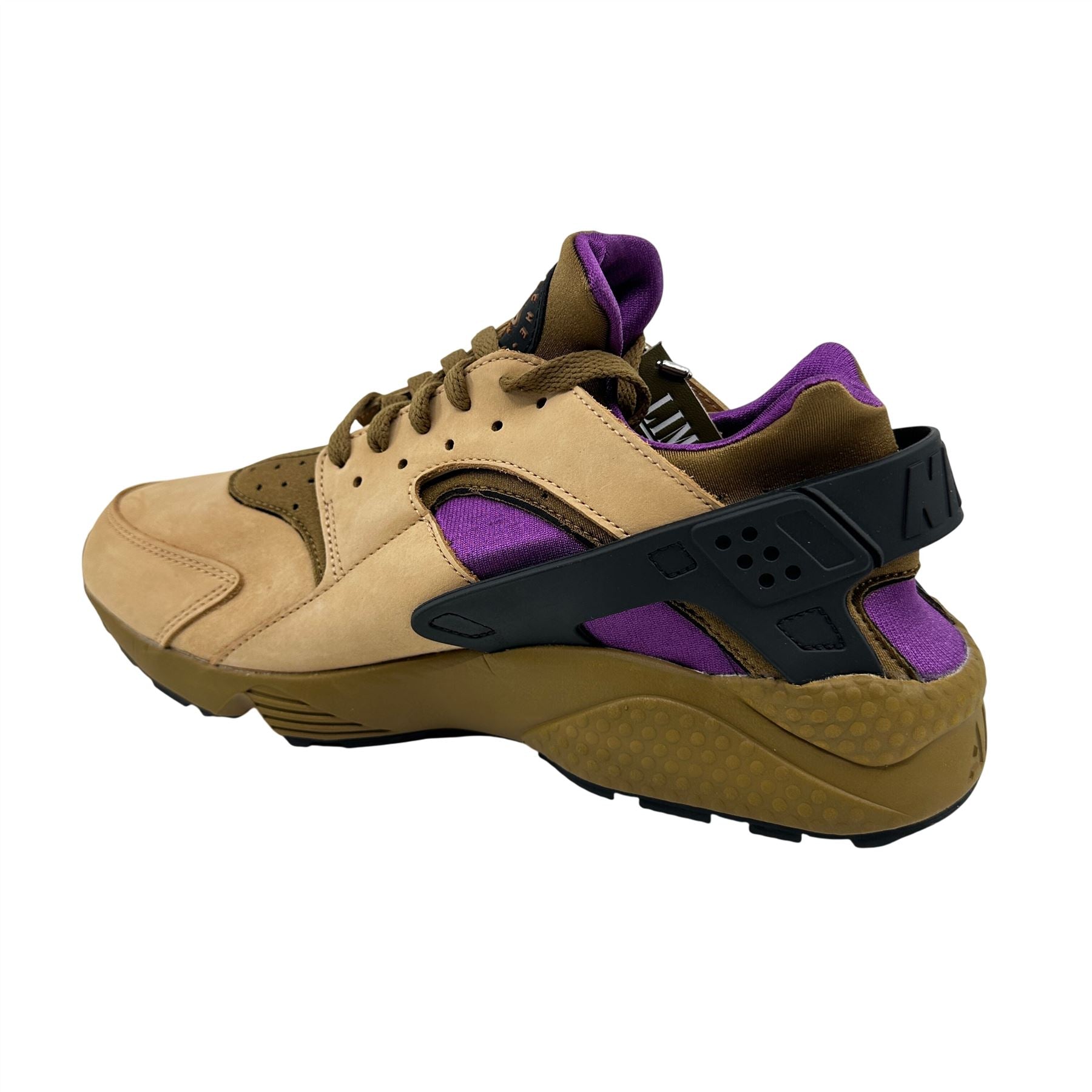 Nike Air Huarache Praline Umber Vine Black Mens Athletic Sneaker