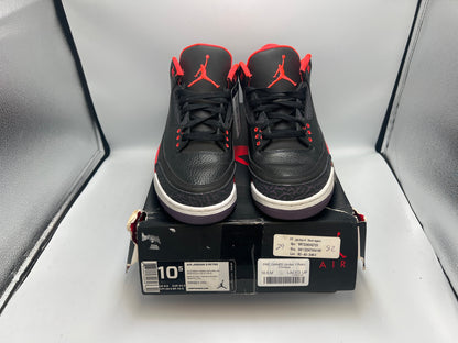 PRE OWNED Jordan 3 Retro Crimson