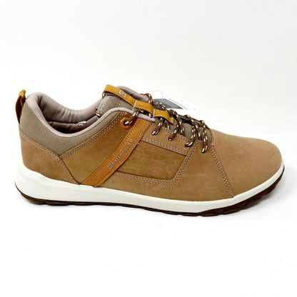 Caterpillar CAT Quest Mod Cuban Sand Brown Mens Leather Casual Sneakers P724150
