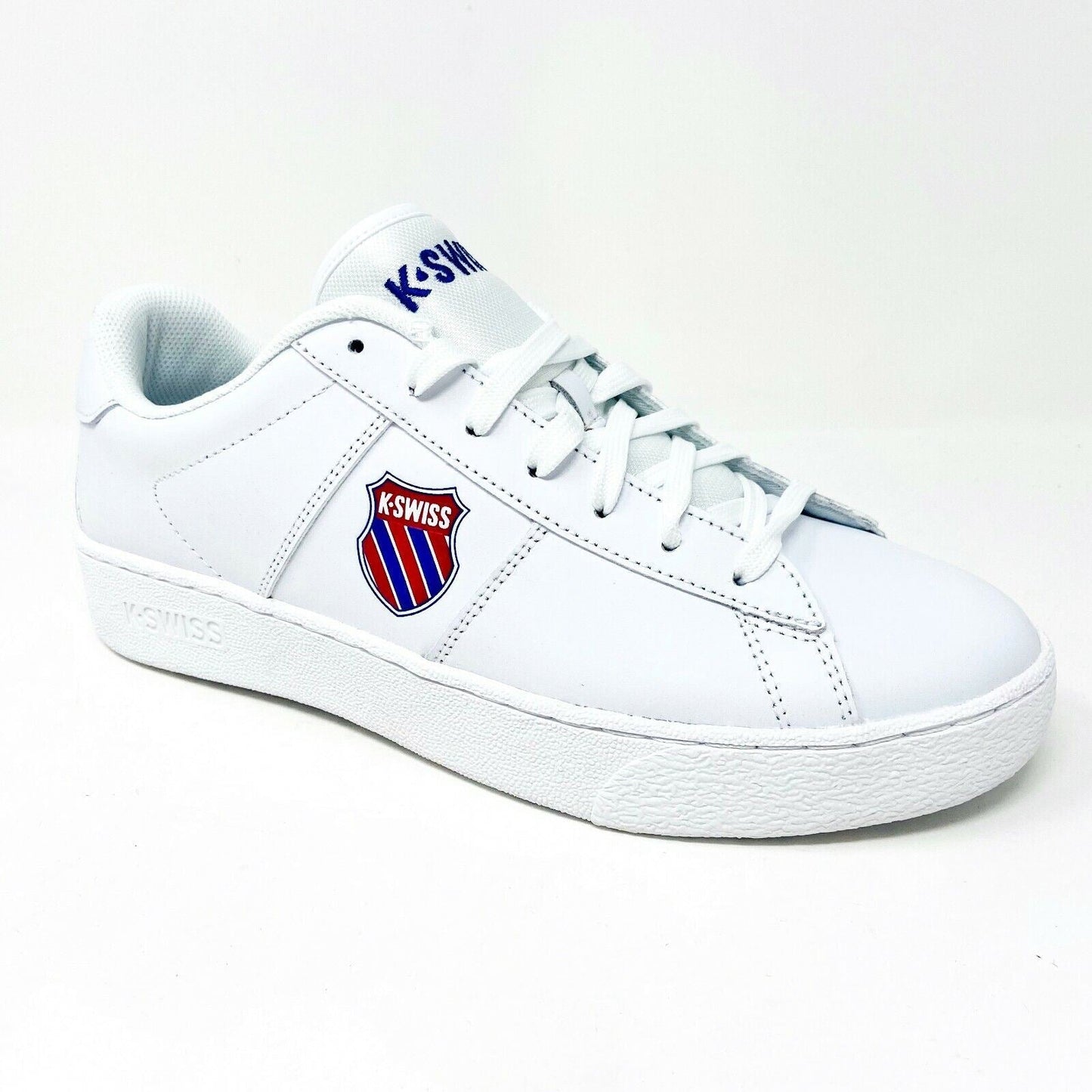 K-Swiss Court Casual White Corporate Mens Athletic Sneakers 06533 134