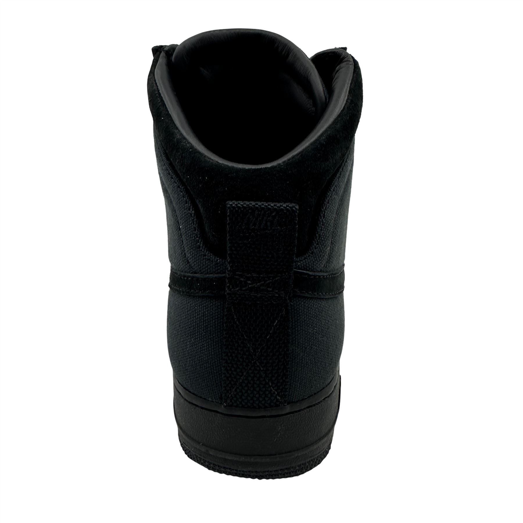 Nike Air Force 1 High Deconstructed Military Triple Black Mens Sneaker