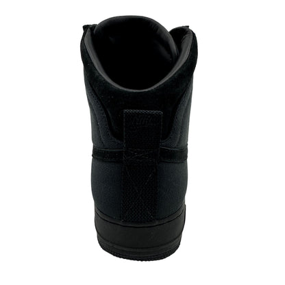 Nike Air Force 1 High Deconstructed Military Triple Black Mens Sneaker