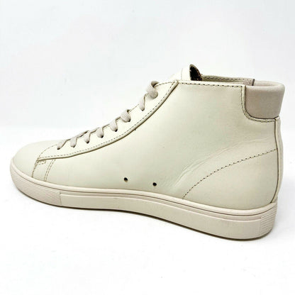 Clae Bradley Mid Light Khaki Mens Premium Sneakers