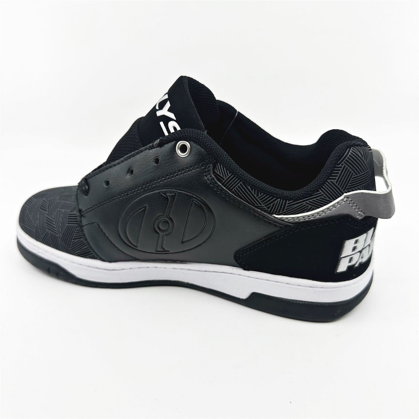 Heelys Voyager Avengers Black Silver Kids Athletic Sneaker