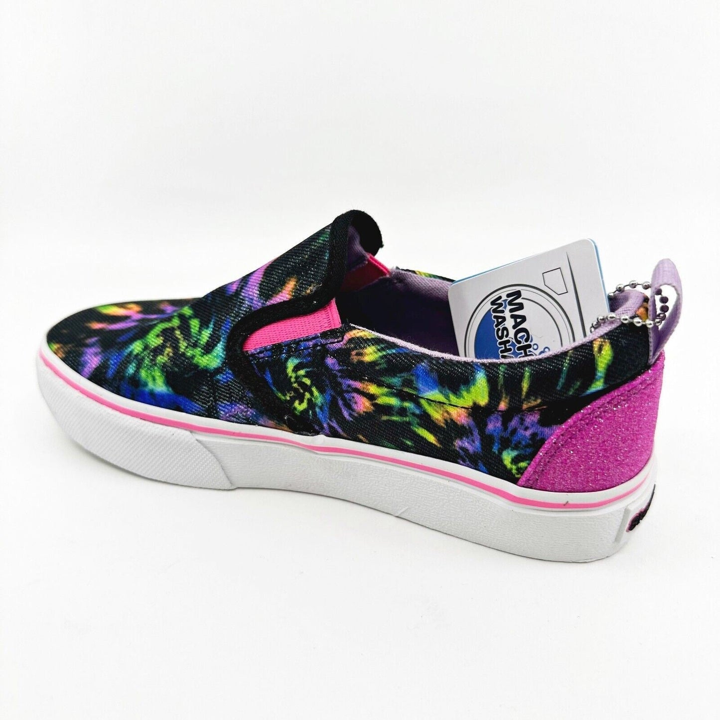 Skechers Marley Electric Tie Dye Black Multicolor Kids Girls Sneakers