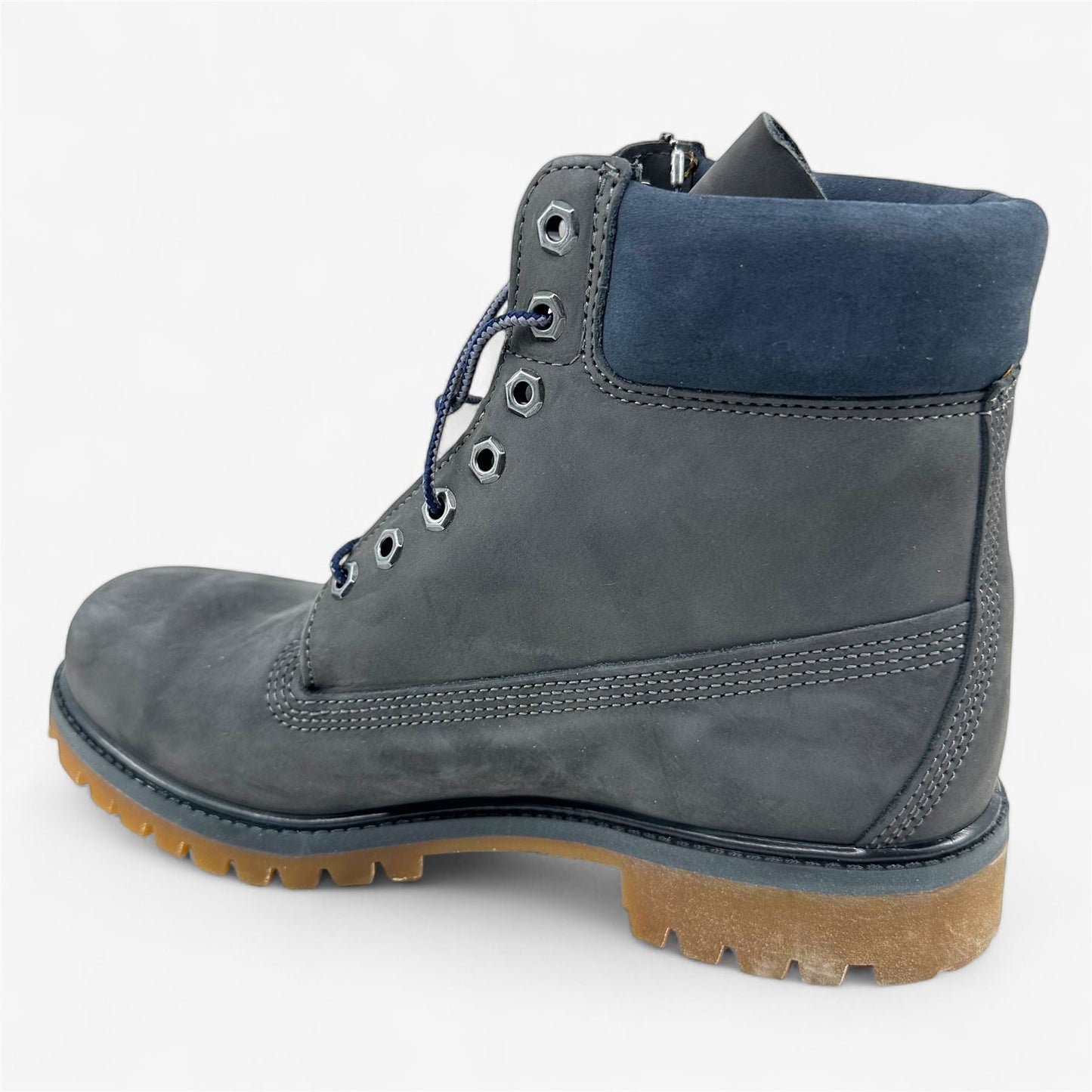 Timberland 6 Inch Premium Dark Gray Gum Mens Boot Waterproof Combat