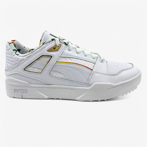 PUMA x Arnold Palmer Slipstream G White Speed Yellow Mens Waterproof Golf Shoes