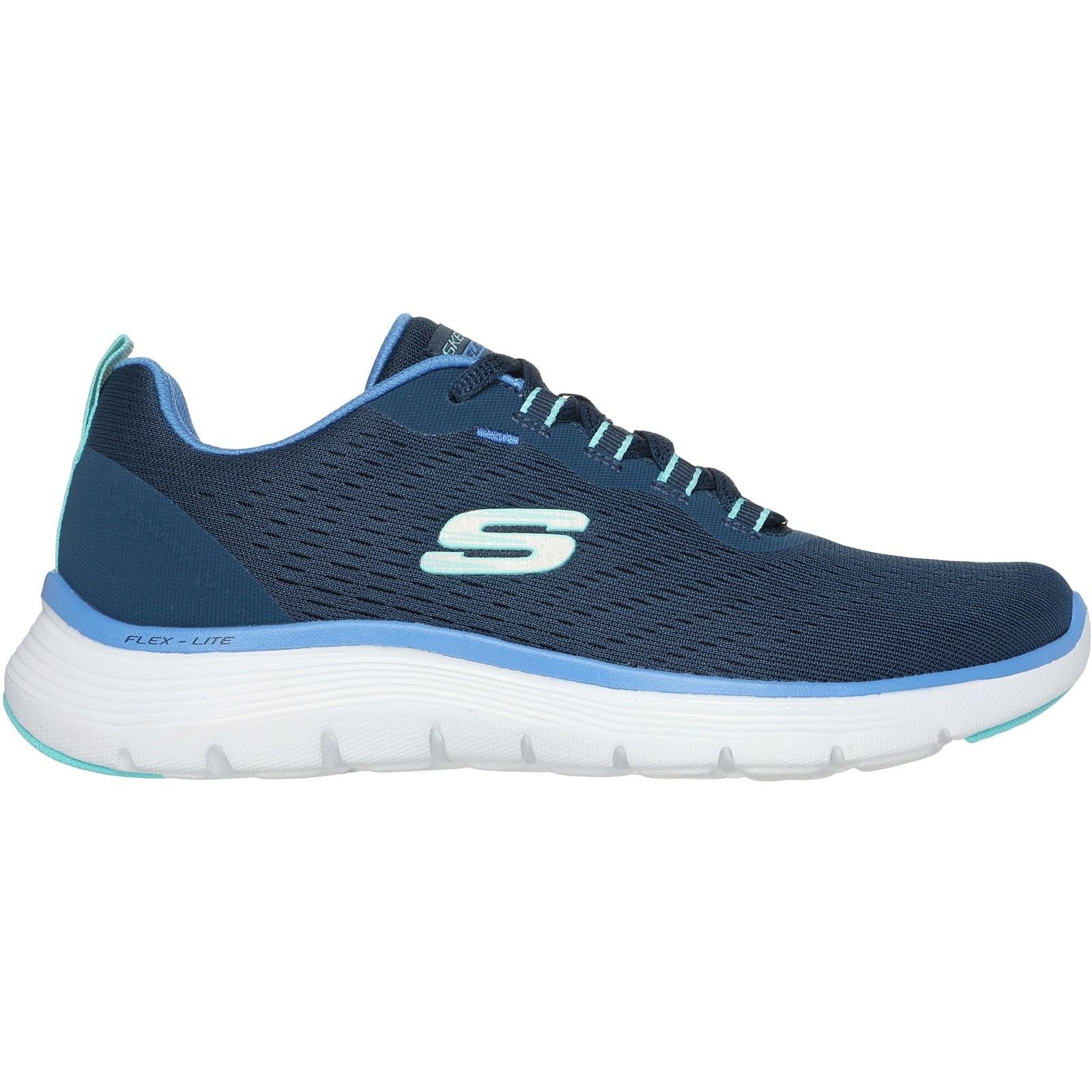 Women's Wide Fit Skechers 150201 Flex Appeal 5.0 New Path Trainer