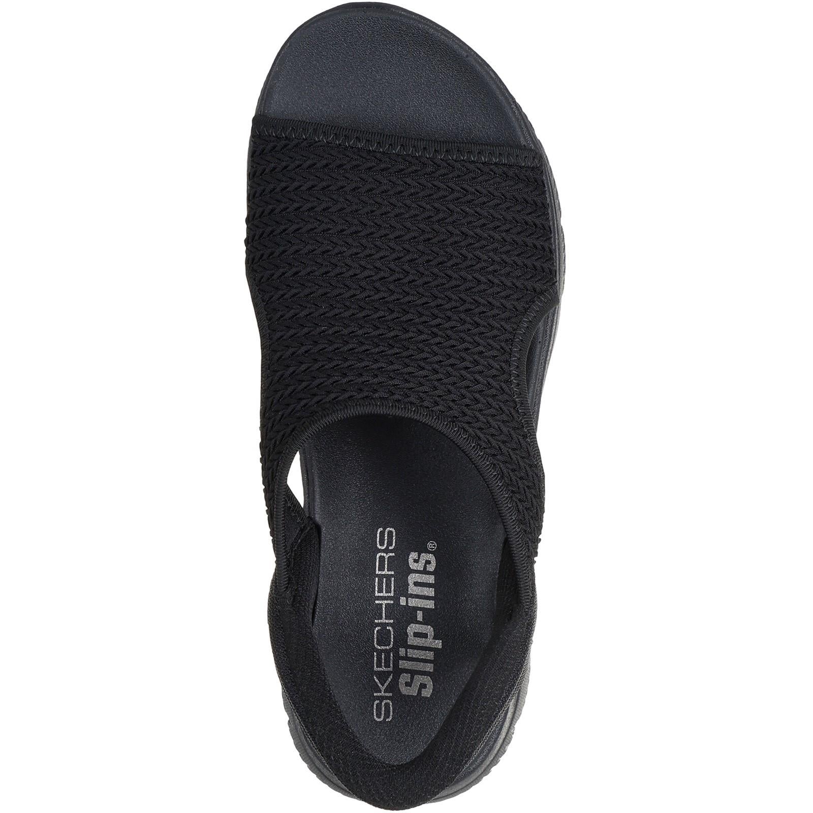 Women's Wide Fit Skechers 119519 Slip-ins Summits Sweetly Evolved Sandals