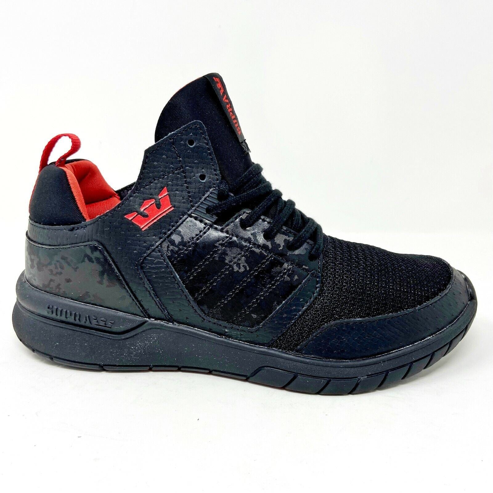 Supra Method Black Black Mens Size 7 Casual Sneakers 88022 001