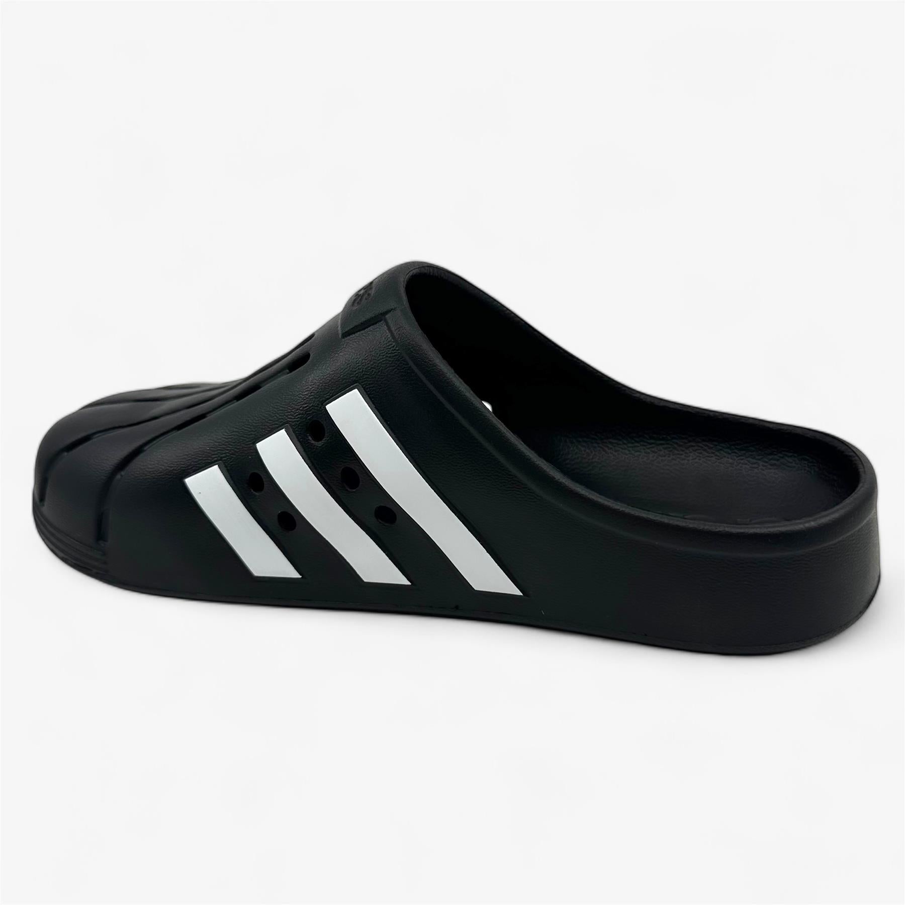 Adidas Adilette Clog Black White Mens Casual Clog
