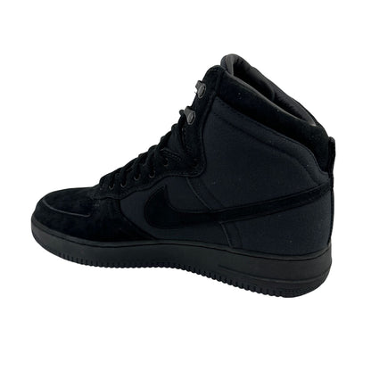 Nike Air Force 1 High Deconstructed Military Triple Black Mens Sneaker