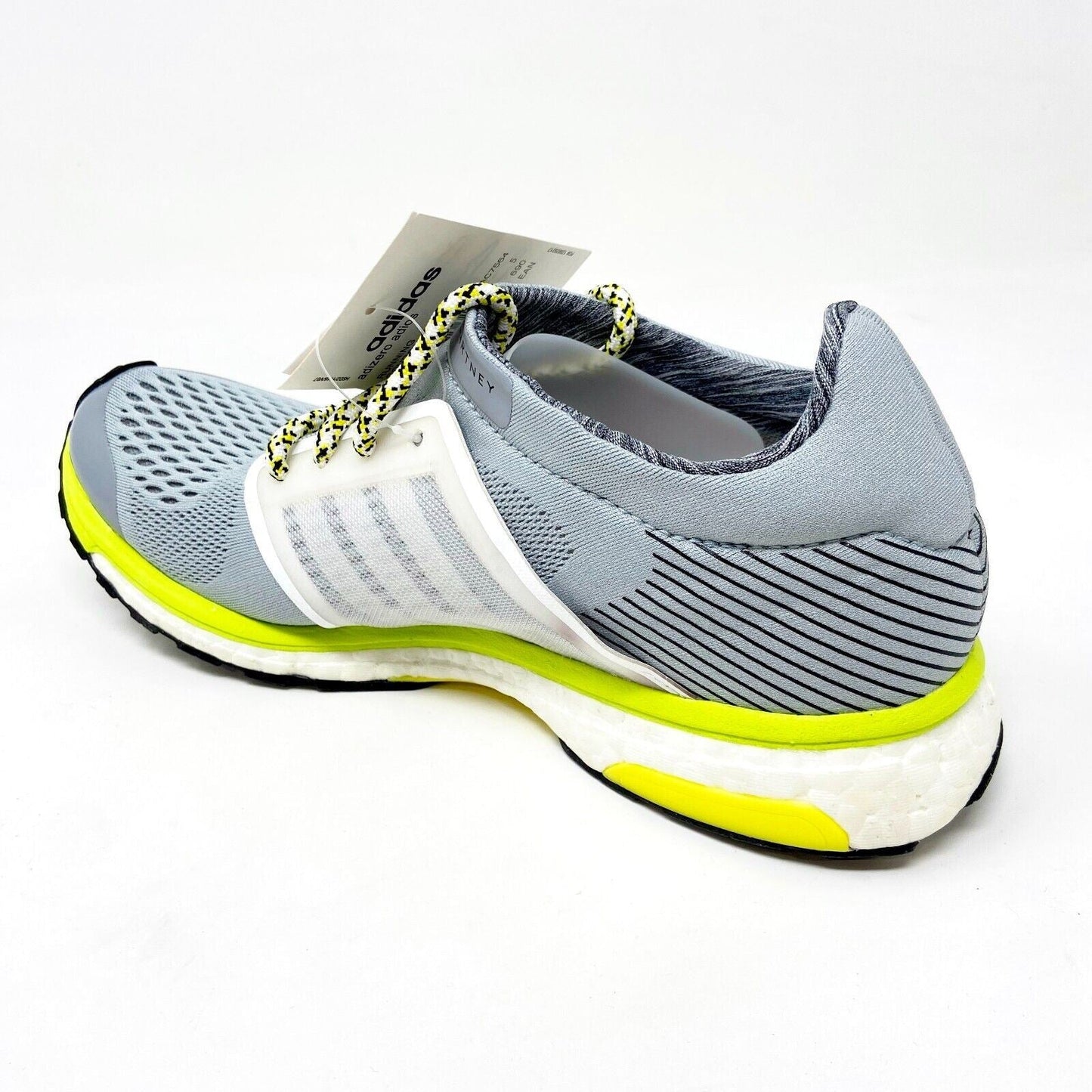 Adidas Stella McCartney Adizero Adios Eggshell Grey Womens Size 5 AC7564