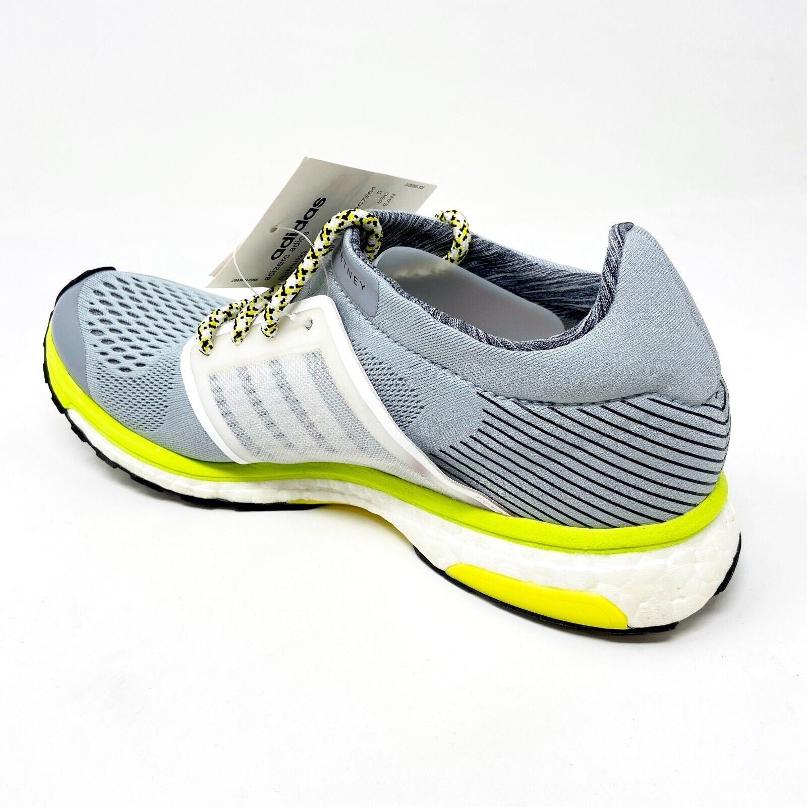 Adidas Stella McCartney Adizero Adios Eggshell Grey Womens Size 5 AC7564