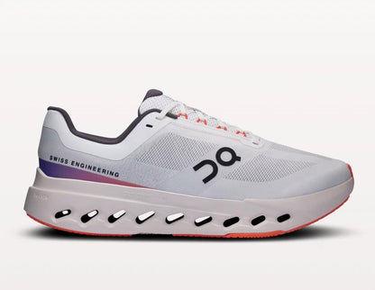 Women's Wide Fit On Cloudsurfer Next Wide Training Shoes - White/Flame