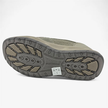 Skechers Cohagen Taupe Mens Casual Relaxed Fit Slip-On