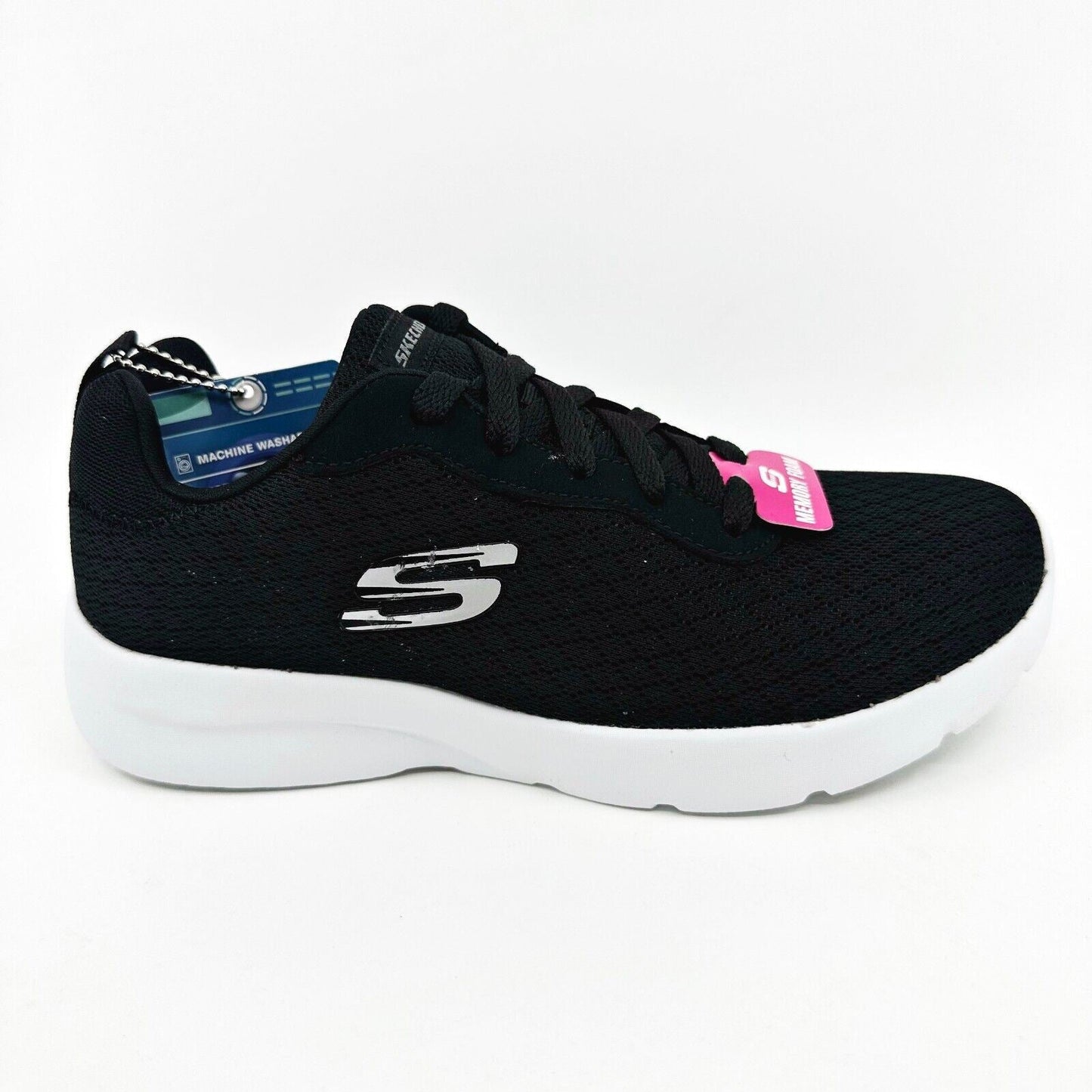 Skechers Dynamight 2.0 Eye to Eye Back White Womens Size 6 Comfort Shoes
