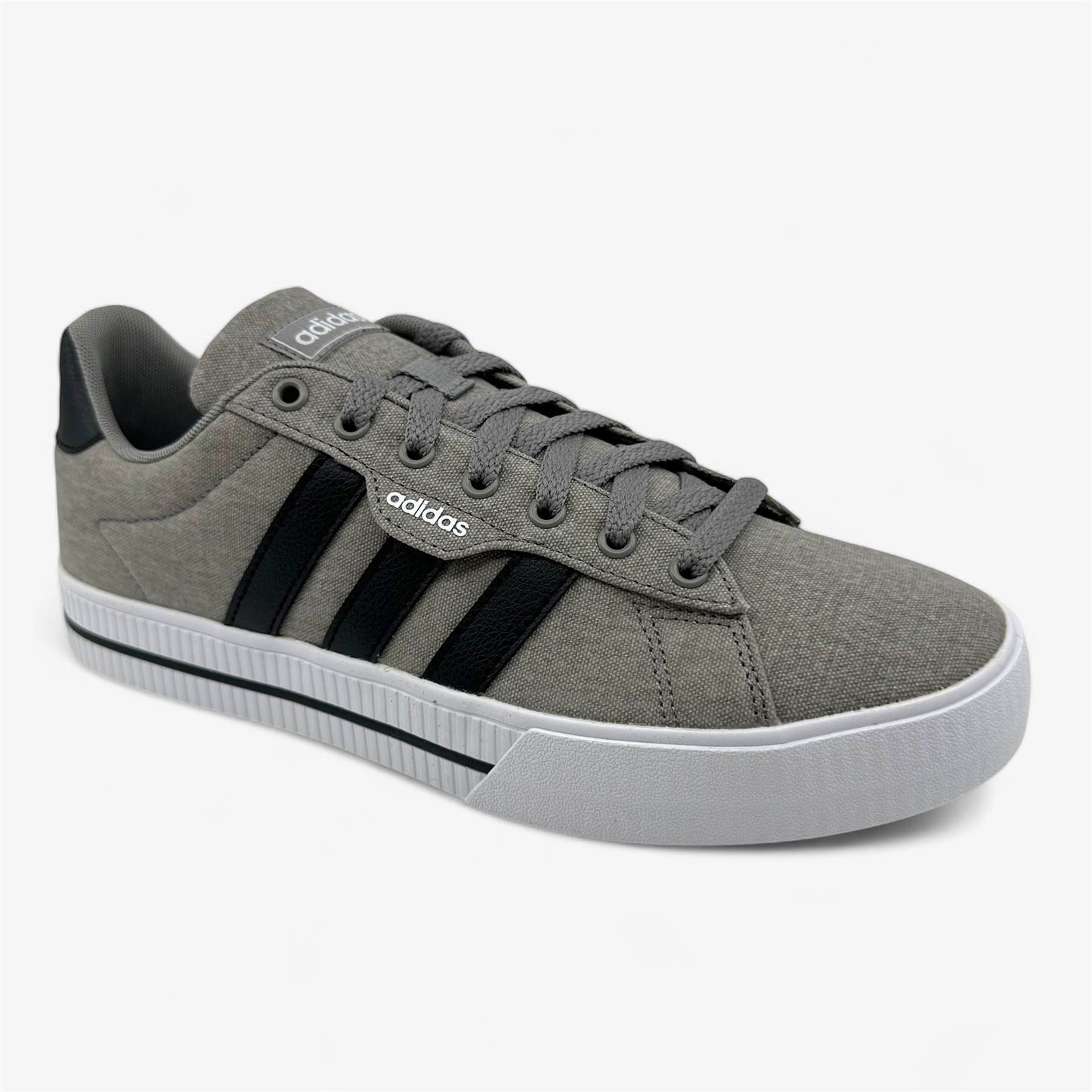 Adidas Daily 3.0 Dove Grey Core Black Mens Size 8.5 Athletic Sneaker