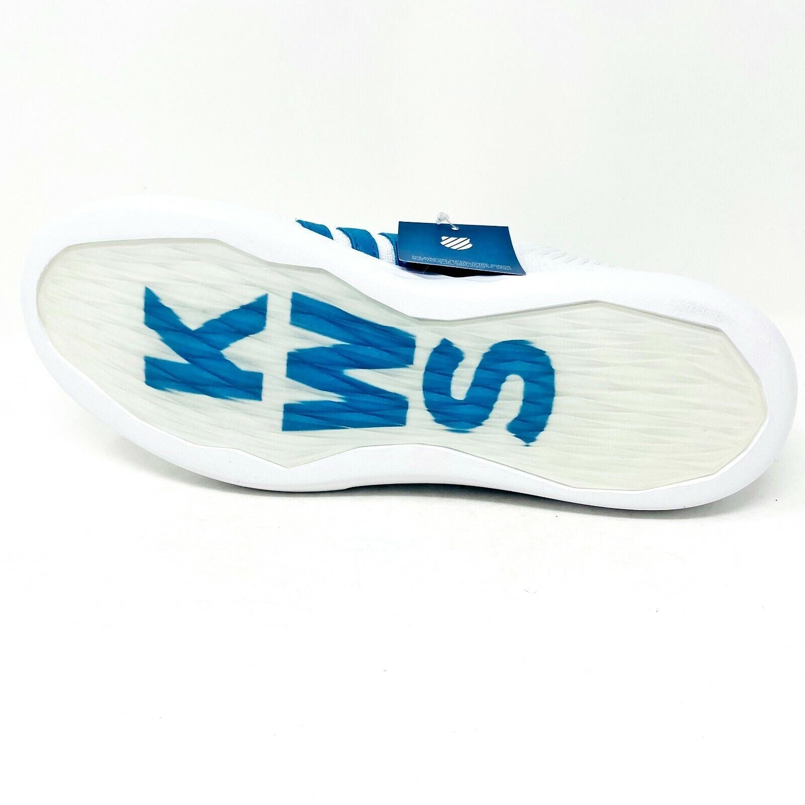 K-Swiss Gen K Icon Knit White Blue Moon Womens Athletic Sneakers 95578 192