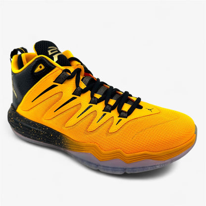 Jordan CP3.IX Black Metallic Gold Laser Orange Infrared Mens Athletic Sneaker