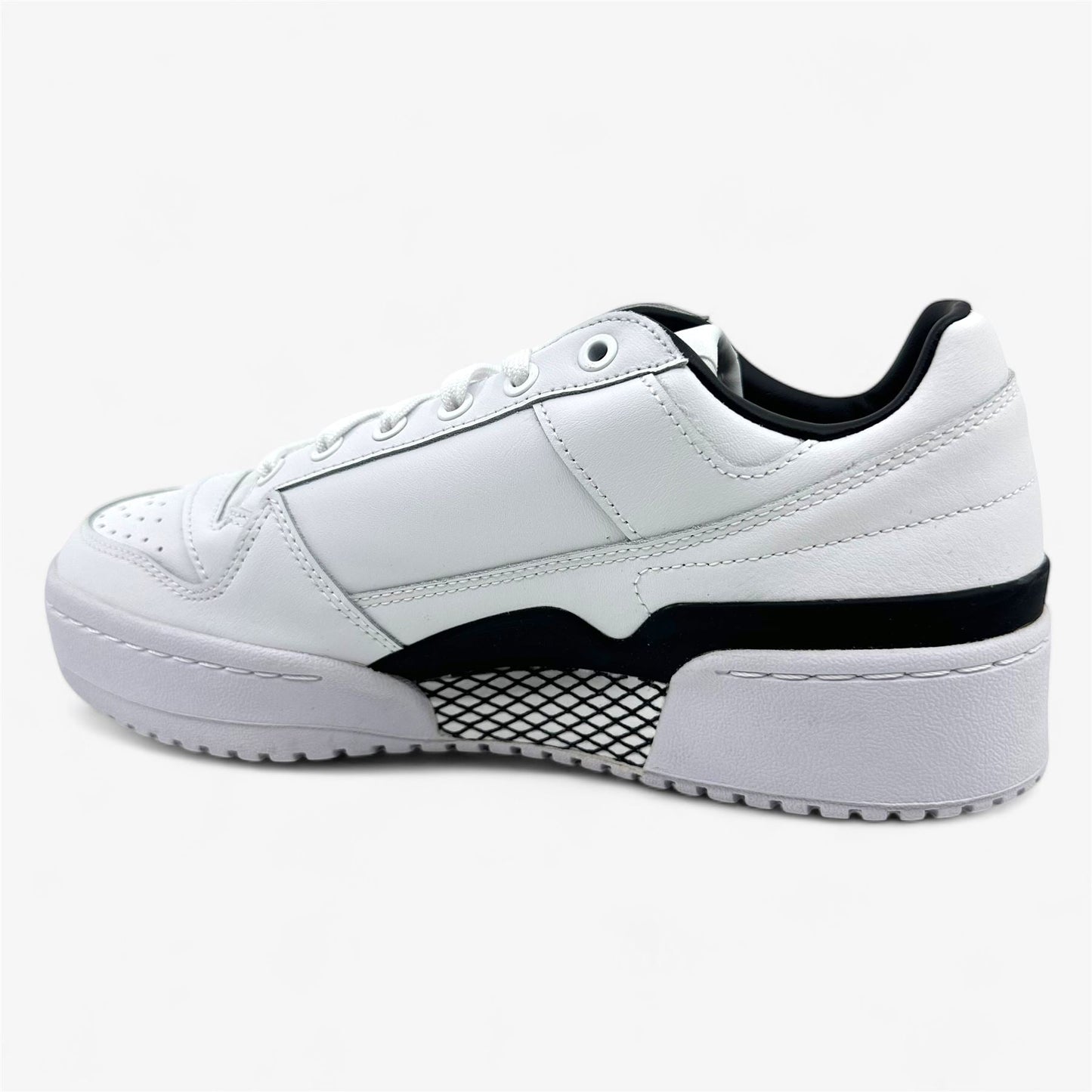Adidas Forum Bold White Black Womens Size 9.5 Athletic Sneaker