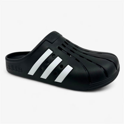 Adidas Adilette Clog Black White Mens Casual Clog
