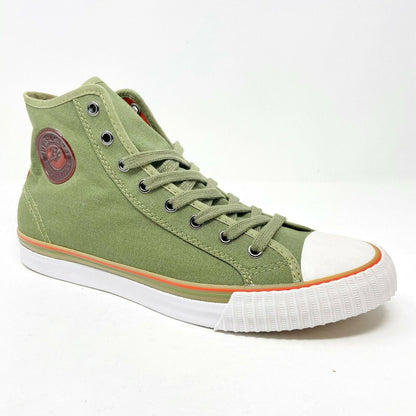 PF Flyers Center Hi Reiss Army Olive Green White Mens Shoes Sneakers PM11CH2B