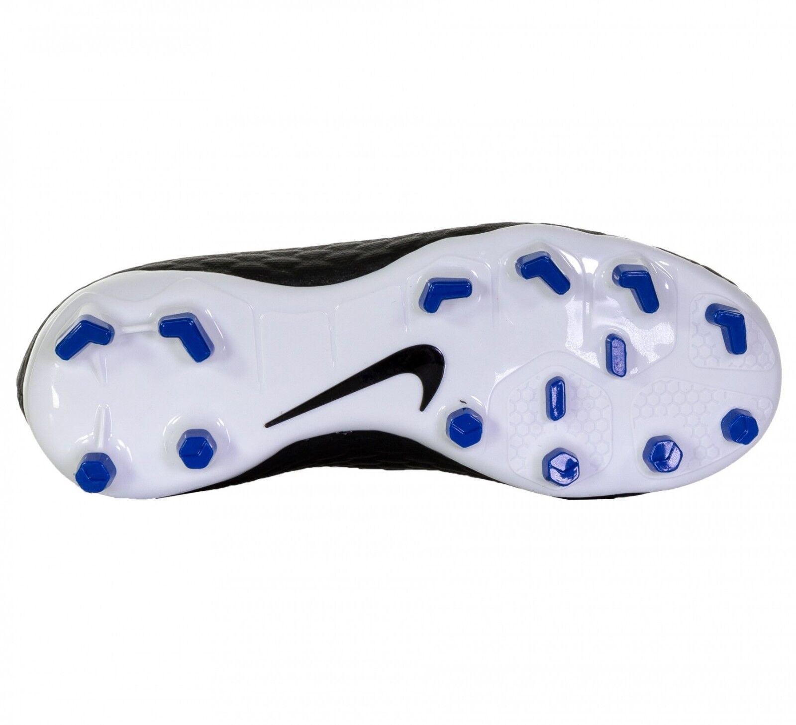 Nike Hypervenom Phelon III FG Black Blue Kids Size 5.5 Soccer Cleats 852595 002