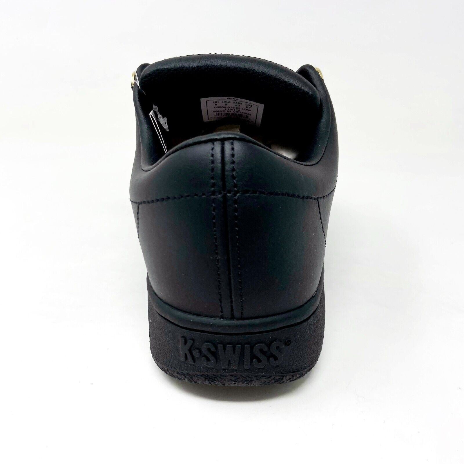 K-Swiss Classic 2000 Black Gold Mens Casual Shoes Sneakers Shoes 06506 015