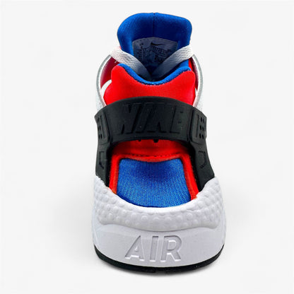 Nike Air Huarache White Black Bright Crimson Womens Size 6 Athletic Sneaker