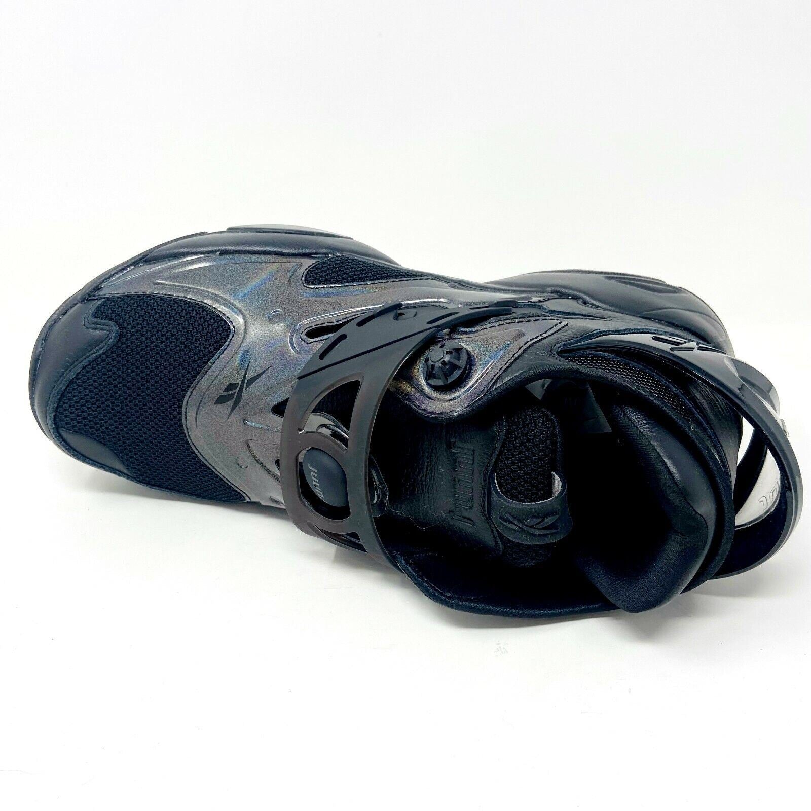 Reebok x JUUN J  Pump Court Black Metallic Mens Basketball Sneakers FZ3890
