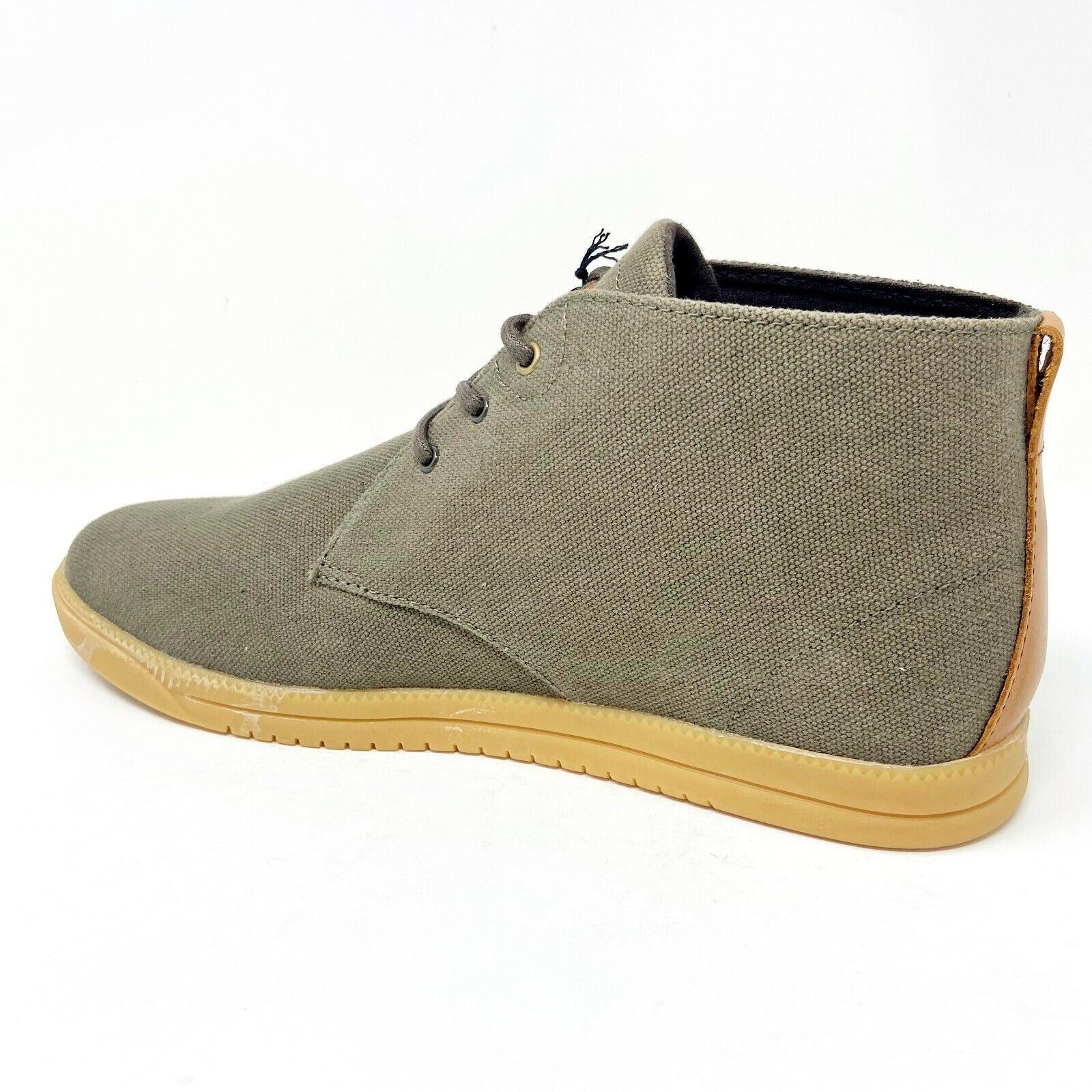 Clae Strayhorn Textile Lichen Beige Canvas Mens Premium Casual Sneakers