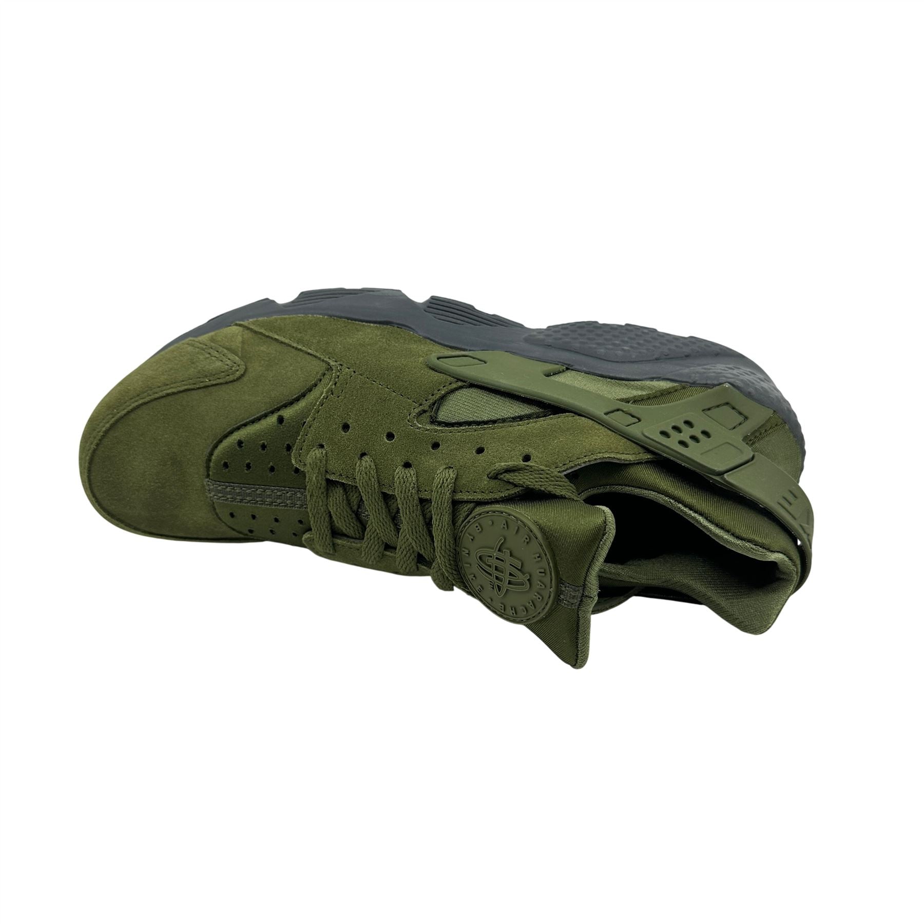 Nike Air Huarache Run SE Legion Green Mens Size 10.5 Athletic Sneaker