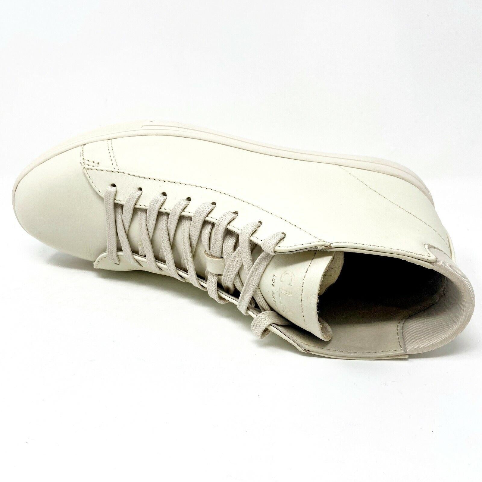 Clae Bradley Mid Light Khaki Mens Premium Sneakers