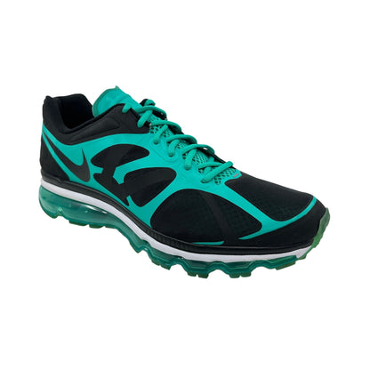 Nike Air Max+ 2012 Black New Green Mens Athletic Sneaker