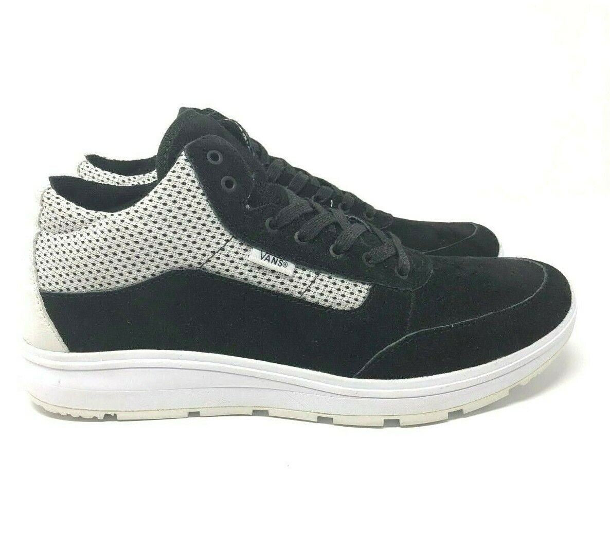 Vans Style 201 Black White UltraCush Sneakers Mens Size 9