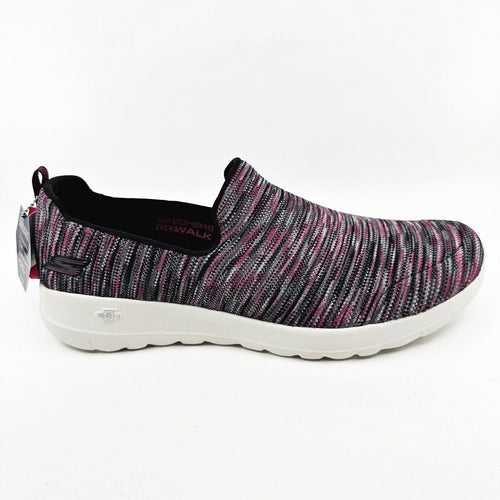 Skechers Go Walk Joy Terrific Black Pink Womens Slip On Comfort Shoes