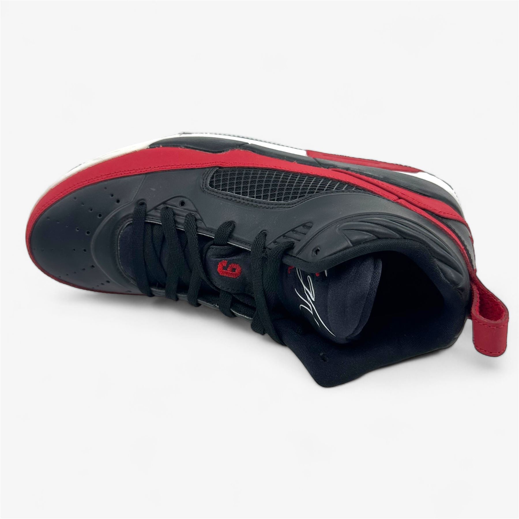 Jordan Flight 9.5 Black Gym Red White Mens Athletic Sneaker