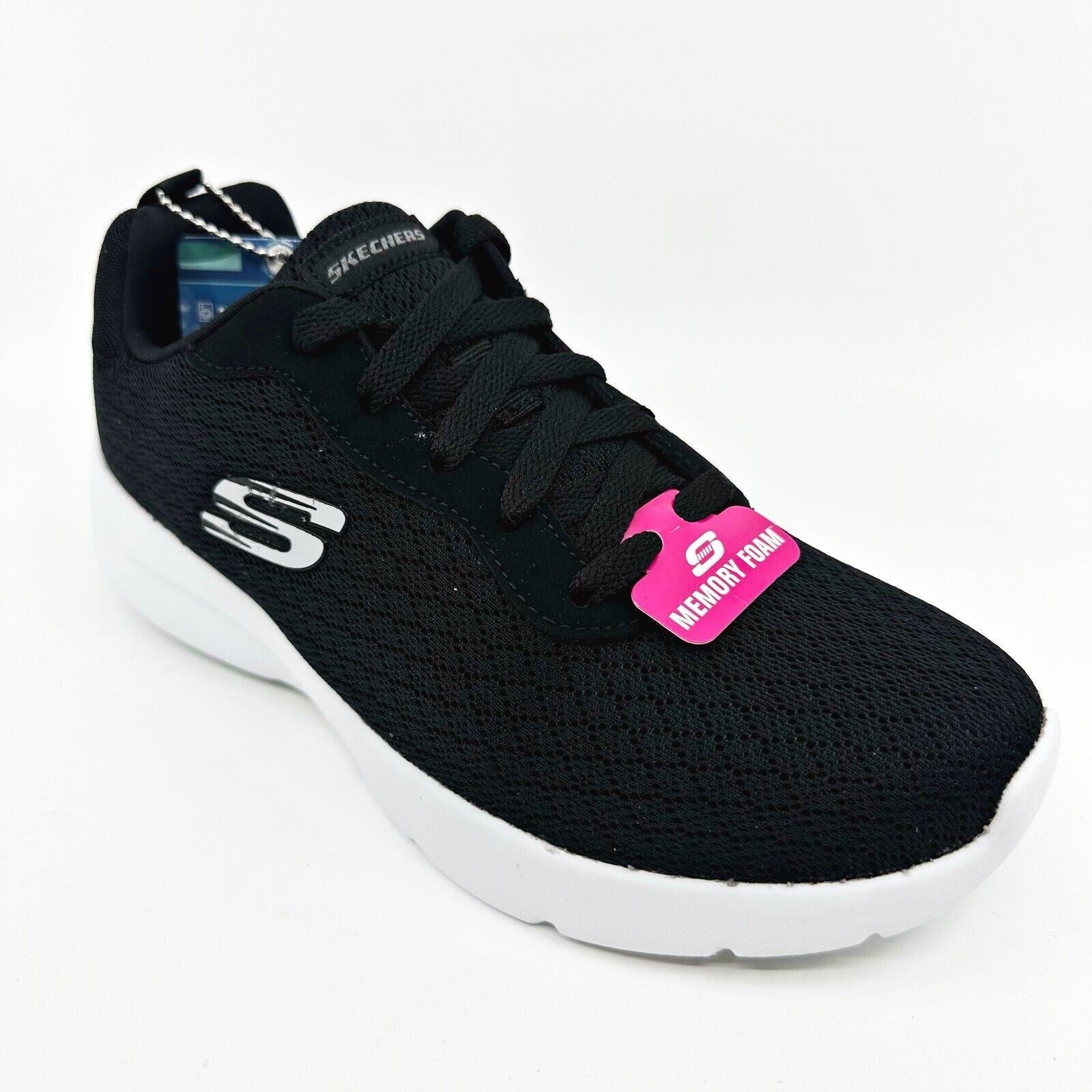 Skechers Dynamight 2.0 Eye to Eye Back White Womens Size 6 Comfort Shoes