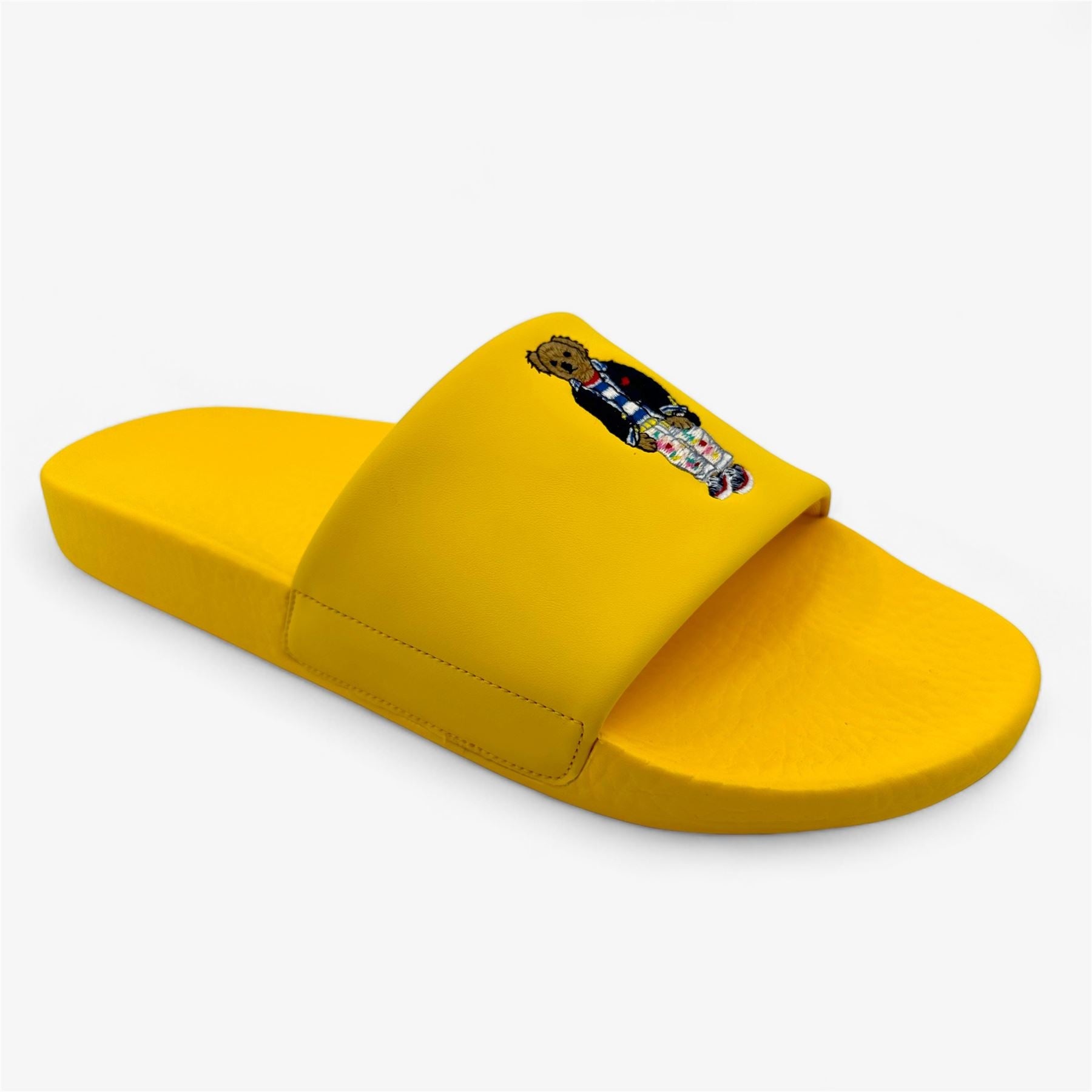 Ralph Lauren Slide SN SLI Yellow Mens Sandal Big Pony Slide